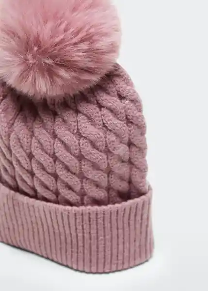 Gorro Osloh Rosa Pastel Talla 20 Teen Niñas Mango