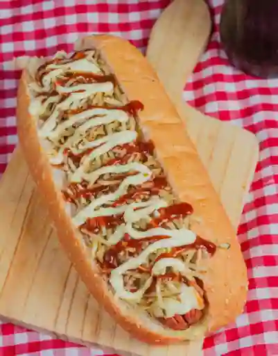 Perro caliente tradicional