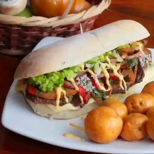 Sándwich Chiguata Steak