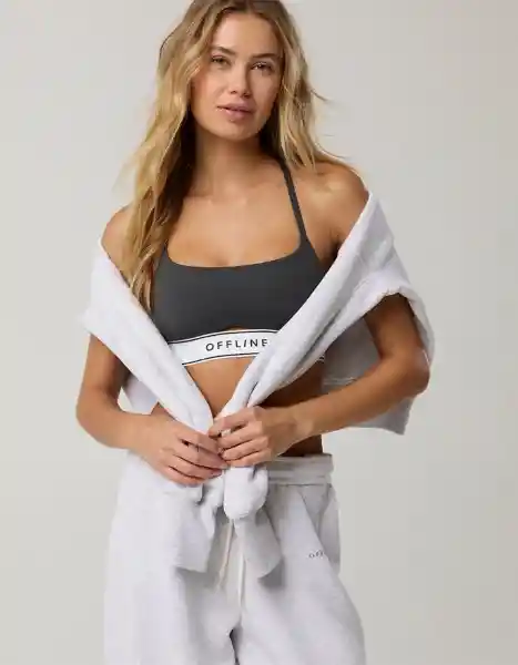 Tops Aerie Gris Talla Medium 1629005 American Eagle