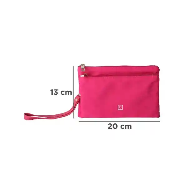Bolso Multiuso Con Asa de Mano Rosa Serie Miniso