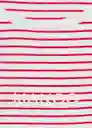 Camiseta Mangora-H Rojo Talla S Mujer Mango
