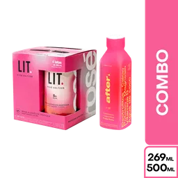 Combo Pack 4 Und Lit Rosé Sangria De Lychee + After Frutos Rojos