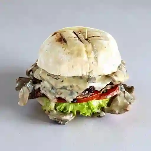 Hamburguesa sencilla al champiñón