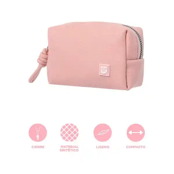 Monedero Con Nudo Rosa Serie Miniso