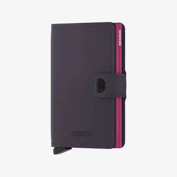 Secrid Billetera Mini Matte Mora Fucsia