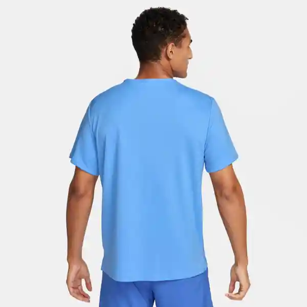 Nike Camiseta M Df Uv Miler Ss Para Hombre Azul Talla S