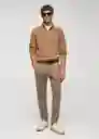 Pantalón Murlo Beige Talla 38 Hombre Mango