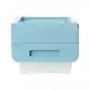 Miniso Caja de Almacenamiento Con Tapa Azul Grande S