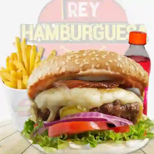 Combo hamburguesa clásica  gaseosa