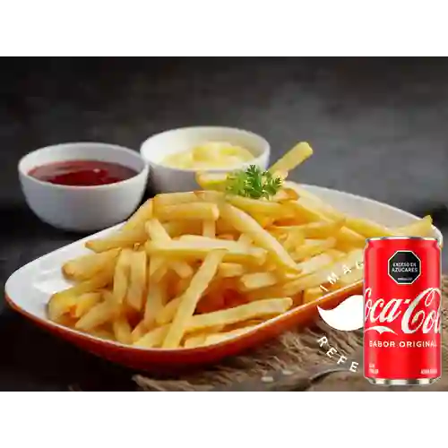 Combo Papas a la Francesa + Coca Cola Original 235 ml