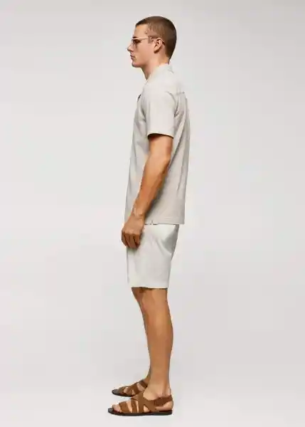 Bermuda Minori Offwhite Talla 42 Hombre Mango