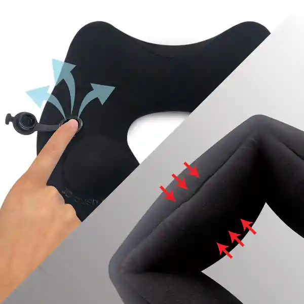 Travelmall Cuello de Viaje Masajeador Negro