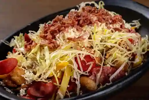 Salchipapa Don Andrés