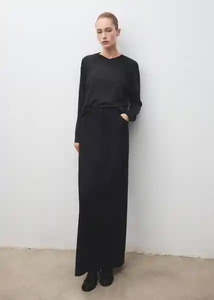 Saco Jersey Milo Antracita Talla S Mujer Mango