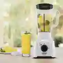 Imusa Licuadora Powermix Vaso Plástico Blanca 2V.