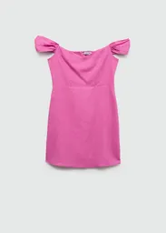 Vestido Paulita Rosa Light Talla M Mujer Mango