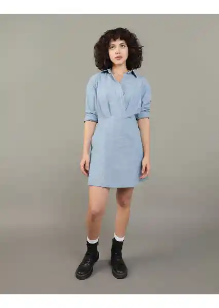 Vestido Mujer Azul Talla Small American Eagle 03957618