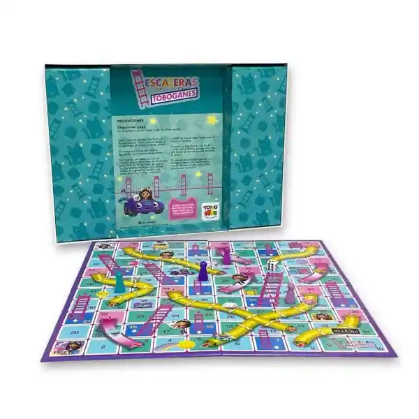 Toyng Juego de Mesa Escalera y Toboganes Gabbys