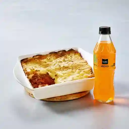 Lasagna Bolognesa +Del Valle Fresh Mandarina 400ml