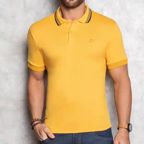 Croydon Polo Marius Para Hombre Color Mostaza Talla S