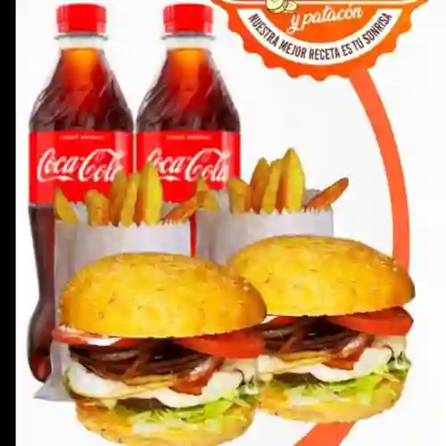 Combo Hamburguesa Sencilla 2X1