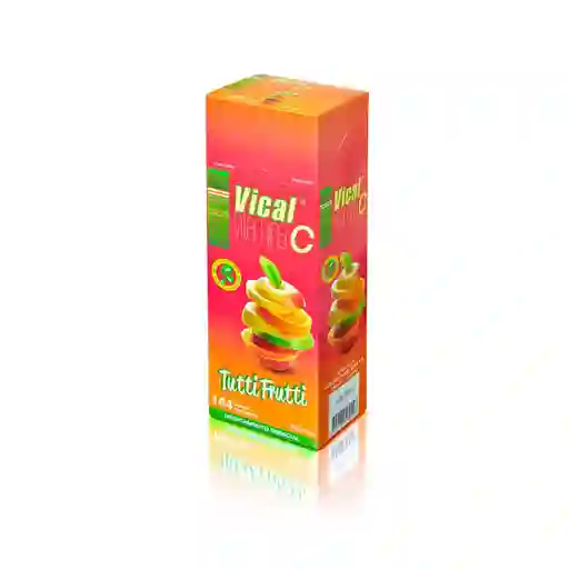 Vical Vitamina C Sabor Tutti Frutti Tableta Masticable