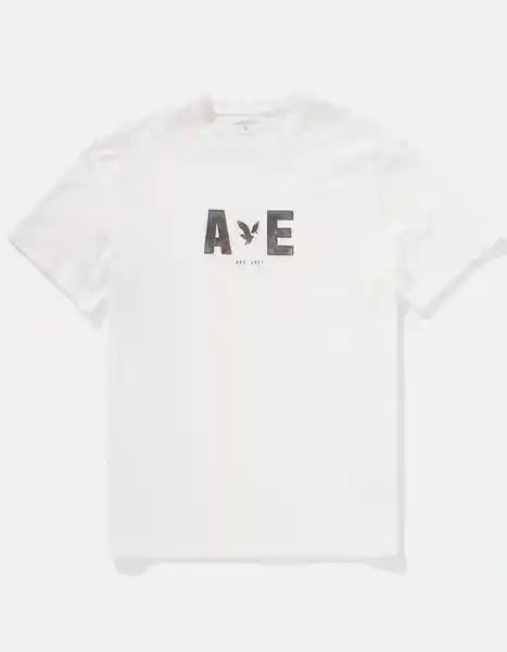 Camiseta Hombre Blanco Talla MEDIUM 4291100 American Eagle