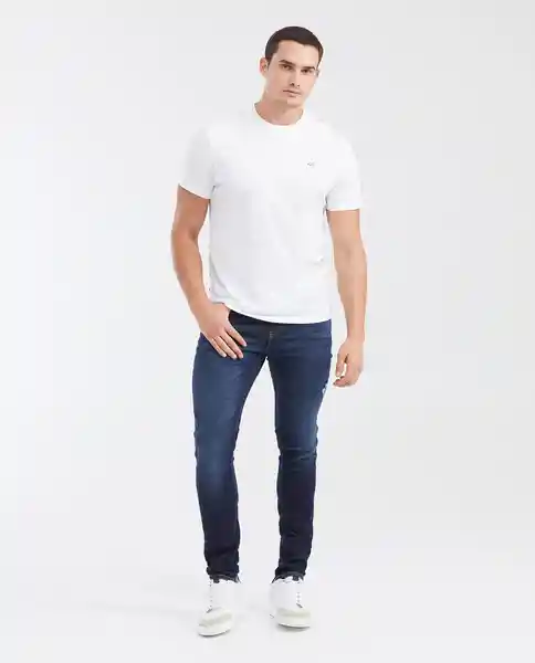 Jean Súper Slim Fit- Azul Dark Ultraoscuro Talla 32/32 Chevignon