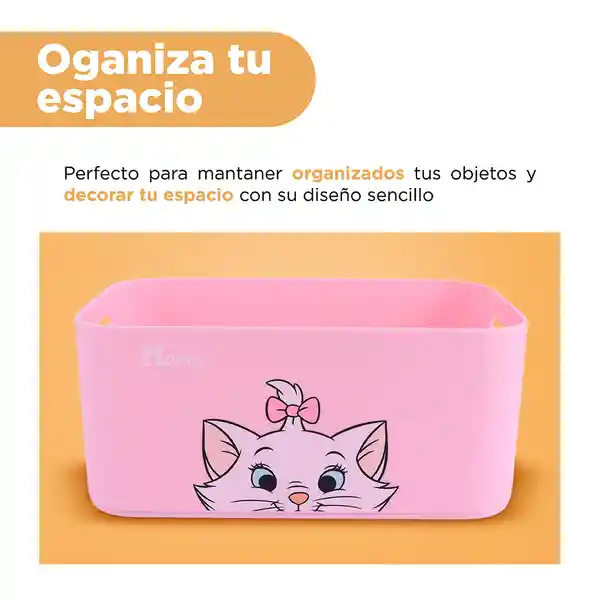 Organizador de Plástico de Almacenamiento Grande Rosa Miniso