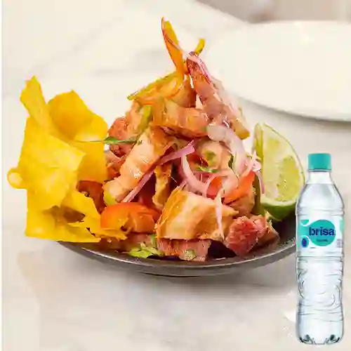 Combo Ceviche de Chicharron + Brisa Sin Gas 600ML
