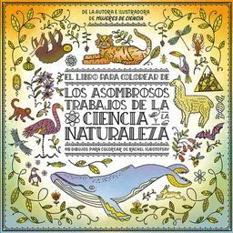 El Libro Para Colorear de Los Asombrosos Trabajos de la Ciencia