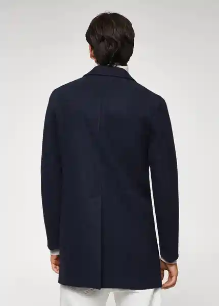 Abrigo Hake-I Navy Talla S Hombre Mango