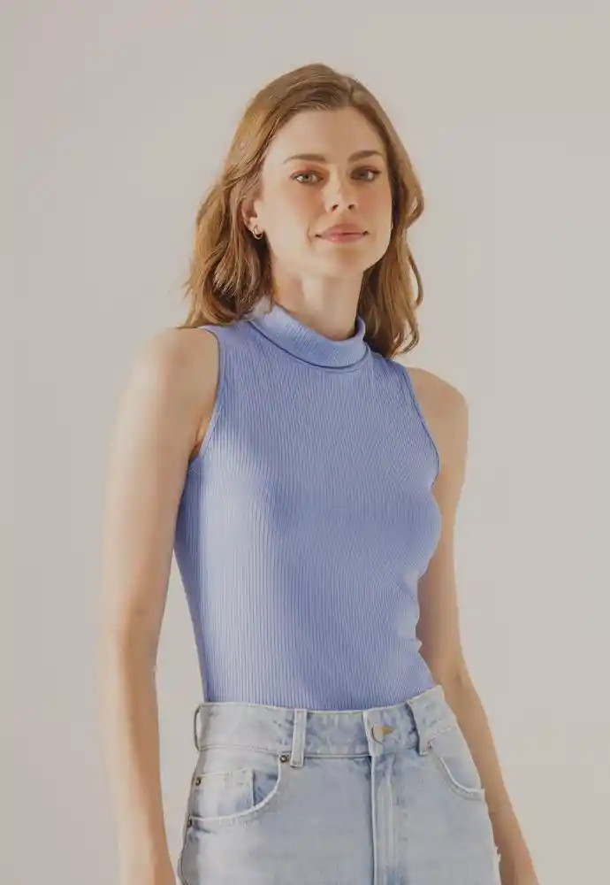 Camiseta Manga Sisa M - Azul