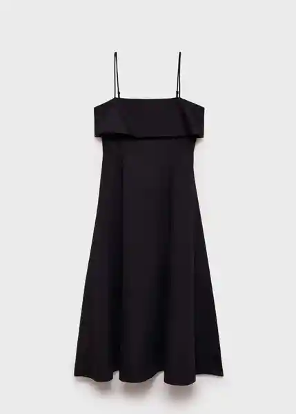 Vestido Nicola Negro Talla S Mujer Mango