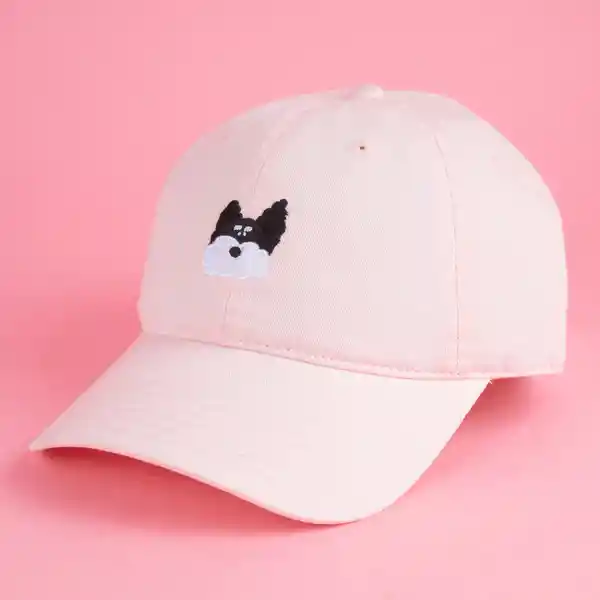 Gorra de Béisbol Serie Doggie Power Rosa Miniso