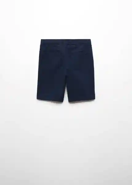 Bermuda Nuno Navy Talla 07 Niño Mango