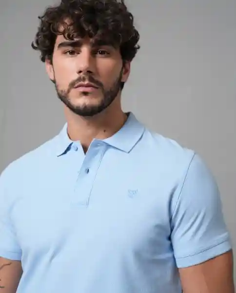 Camiseta Polo Hombre Azul XL 190G000_AZU144214 Rifle
