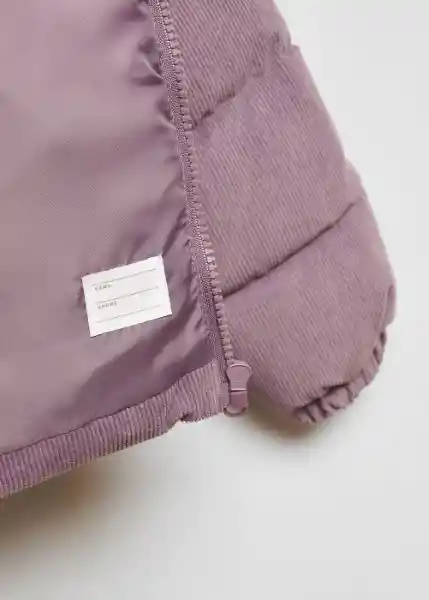 Abrigo Anorak Irina Morado Talla 11 Niña Mango