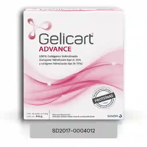 Gelicart Suplemento Dietario Colágeno Hidrolizado Advance