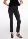 Jean Slimtn Tejano Negro Talla 20 Niñas Mango