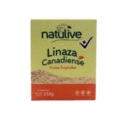 Natulive Linaza Dorada Con Frutas Tropicales