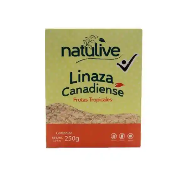 Natulive Linaza Dorada Con Frutas Tropicales