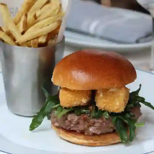 Hamburguesa con Brie Crocante Trufado