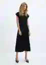 Vestido Vaiana-w Negro Talla S Mujer Mango