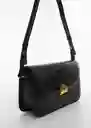 Bolso P Fabu Negro Mujer Mango