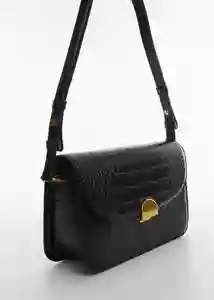 Bolso P Fabu Negro Mujer Mango