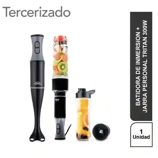 Set Batidora de Inmersión y Jarra Tritan 300W HE-538N 299896382