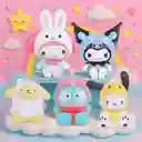 Adorno Sorpresa Personajes Cross Dressing Series Sanrio Miniso