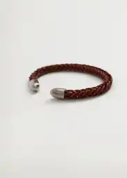 Pulsera Bracelet Cuero Talla 99 Hombre Mango